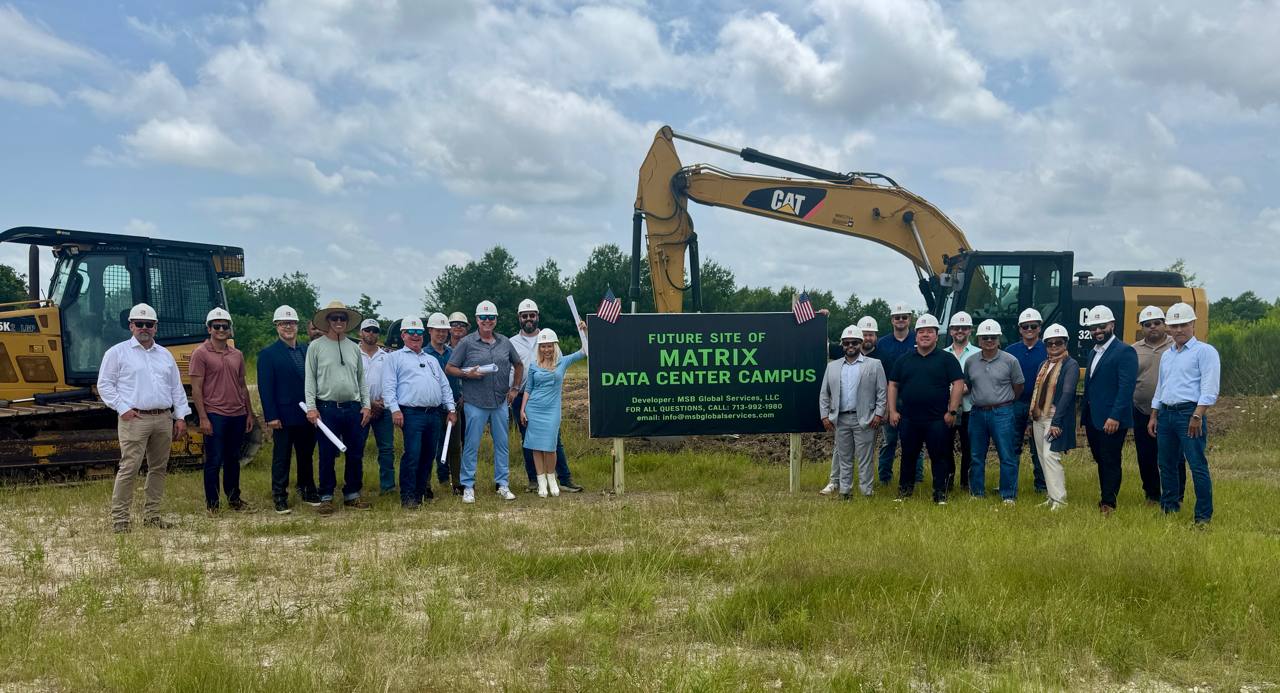 Matrix AI Campus groundbreaking ceremony June 2025